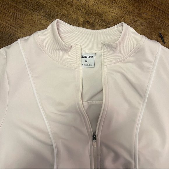 Gymshark Recess Track Top Size M Women’s Zip Up Athletic Workout Jacket - Picture 4 of 9